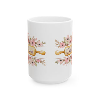 Personalized Baking Food Mug – Custom Baker Coffee Cup with Name | Baking Gift for Women, Pastry Lovers & Chefs | Christmas Gift for Bakers