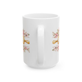 Personalized Baking Food Mug – Custom Baker Coffee Cup with Name | Baking Gift for Women, Pastry Lovers & Chefs | Christmas Gift for Bakers