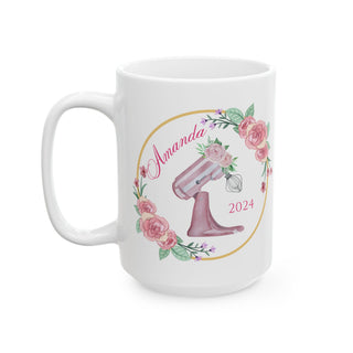 Personalized Baking Mug – Custom Baker Coffee Cup with Name | Baking Gift for Women, Pastry Lovers & Chefs | Christmas Gift for Bakers