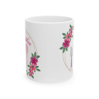 Personalized Baking Food Mug – Custom Baker Coffee Cup with Name | Baking Gift for Women, Pastry Lovers & Chefs | Christmas Gift for Bakers