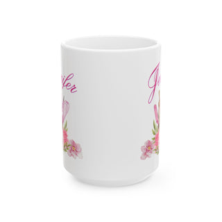 Personalized Baking Food Mug – Custom Baker Coffee Cup with Name | Baking Gift for Women, Pastry Lovers & Chefs | Christmas Gift for Bakers