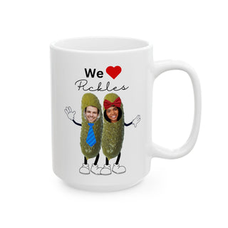 Pickles Best Friends Photo Custom Food Mug – Personalized Foodie Gift | Custom Photos & Names Coffee Cup for Food Lovers