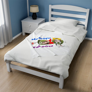 Best Friends Avocado Food Blanket | Funny Personalized Photos Food-Themed Gift for Kids & Adults