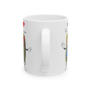 Pickles Best Friends Photo Custom Food Mug – Personalized Foodie Gift | Custom Photos & Names Coffee Cup for Food Lovers