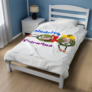 Best Friends Avocado Food Blanket | Funny Personalized Photos Food-Themed Gift for Kids & Adults