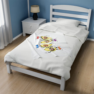 Best Friends Avocado Food Blanket | Funny Personalized Photos Food Gift for Kids & Adults