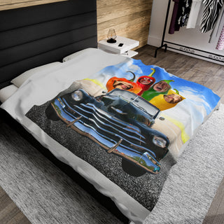 Best Friends Gifts! Peppers Photos Food Blankets Funny Personalized Gifts for Kids & Adults Custom Gifts for Home Decor Custom Photo