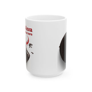 Cookies Lover Custom Food Mug – Personalized Coffee Cup | Custom Name Foodie Gift