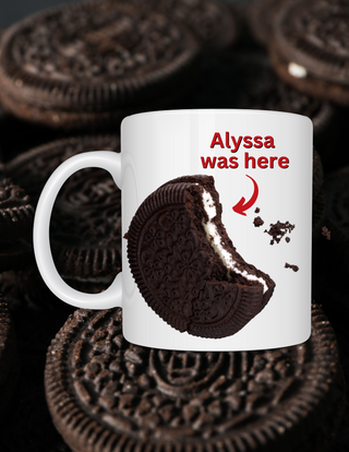Cookies Lover Custom Food Mug – Personalized Coffee Cup | Custom Name Foodie Gift