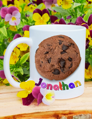 Cookies Custom Food Mug – The Sweetest Personalized Gift for Food Lovers! Personalized Mug Gifts for Foodies Custom Cups with Name Customizable Gifts Coffee Mug