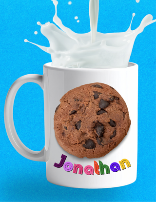 Cookies Custom Food Mug – The Sweetest Personalized Gift for Food Lovers! Personalized Mug Gifts for Foodies Custom Cups with Name Customizable Gifts Coffee Mug