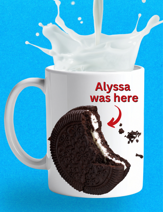 Cookies Lover Custom Food Mug – Personalized Coffee Cup | Custom Name Foodie Gift