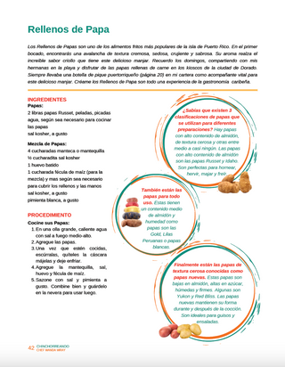 Puerto Rico en su Cocina por la Chef Wanda Wray – Recetario Auténtico de Comida Puertorriqueña | Cocina Tradicional Boricua para Chefs y Amantes de la Gastronomía