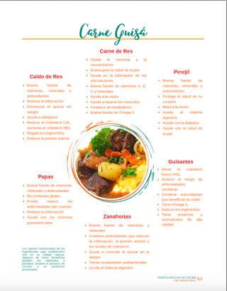 Puerto Rico en su Cocina por la Chef Wanda Wray – Recetario Auténtico de Comida Puertorriqueña | Cocina Tradicional Boricua para Chefs y Amantes de la Gastronomía