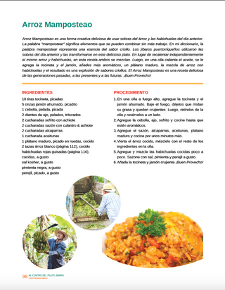Puerto Rico en su Cocina por la Chef Wanda Wray – Recetario Auténtico de Comida Puertorriqueña | Cocina Tradicional Boricua para Chefs y Amantes de la Gastronomía